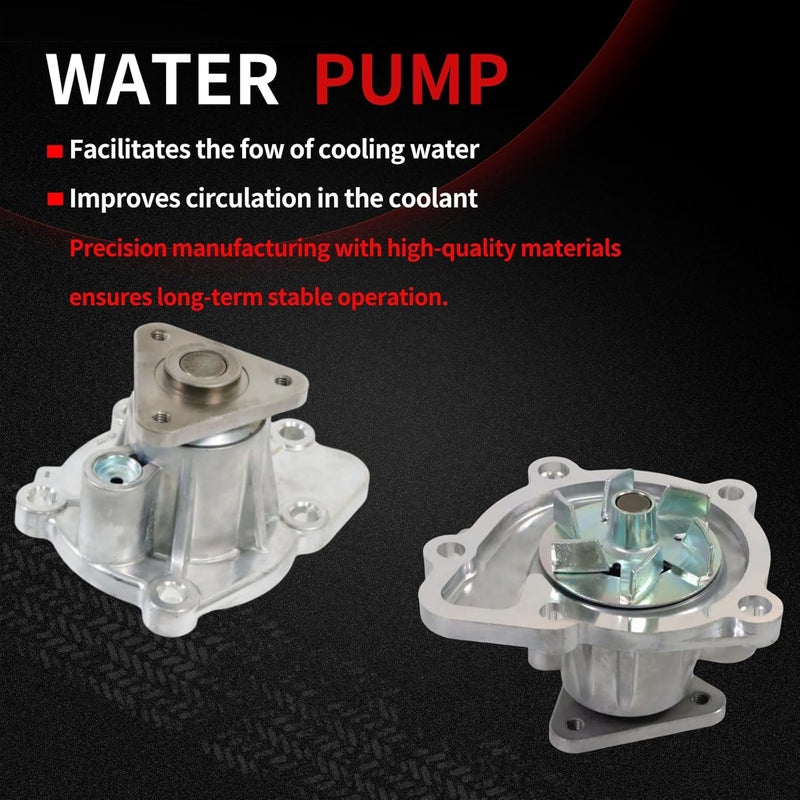 Autodevil Store Timing Chain Kit Water Pump AW6038 2.4L Fit for 2009-2013 Dodge Journey Avenger Caliber, for 09-13 Sebring/200 for 07-13 Compass 2360CC Replacement Engine Part Sets w/Gear, Tensioner, Guide - Image 4